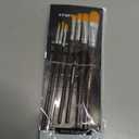 Transon 7pcs Artist Filbert Paintbrush Set for Acrylic Watercolor Gouache Oil and Body Painting