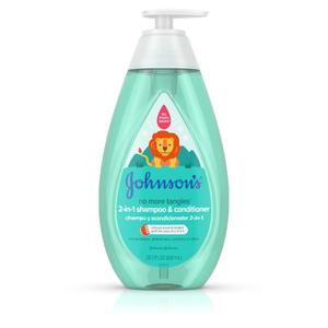 Johnson's Kids No More Tangles 2-in-1 Detangling Shampoo & Conditioner for Kids & Toddlers, Gentle & No More Tears, Hypoallergenic & Free of Parabens, Sulfates & Dyes 20.3 fl. oz