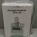 KokoSelene Bath Jets for Tub, Portable Bath Spa for Bathtub with Dual Hydro Jets, Bathtub Spa Machine Creates Soothing Bubbles for Daily Relax at Home Use (Brown)