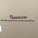 Extra Large Cork Bulletin Board 60" X 36", Black Aluminum Framed 5'x3' Corkboard for Wall, Wall Mounted Notice Pin Board with 18 Push Pins for School, Home & Office