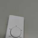 Stelpro Double-Pole Line Voltage Mechanical Wall Thermostat  22A (120277V), Durable Plastic Housing, Adjustable Dial, NonProgrammable, 5090F Range (SWT2F)  White