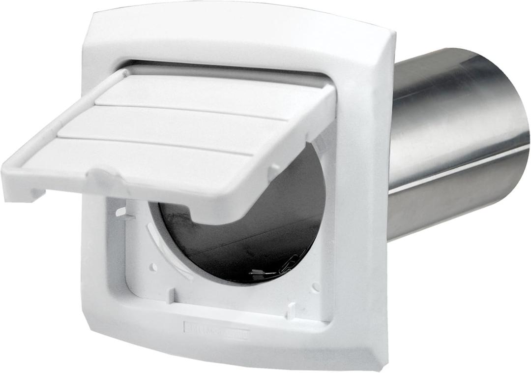 Dundas Jafine BHLH4WZW EzAccess Exhaust Hood, 4 Inch, Plastic, White