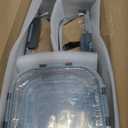 M MCIRCO 30 Pieces Glass Food Storage Containers with Snap Locking Lids,Glass Meal Prep Containers Set - Airtight Lunch Containers, Microwave, Oven, Freezer and Dishwasher (Gray)