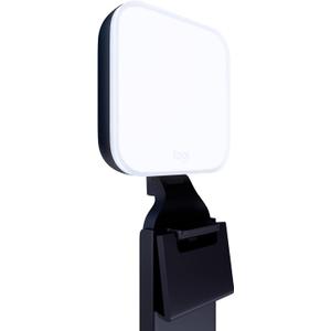 Logitech for Creators Litra Glow Premium LED Streaming Light with TrueSoft- Computer lighting for video conferencing, Zoom meetings, with adjustable mount and desktop app control for PC/Mac - Graphite (3.6" x 3.6" x 1.1")