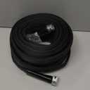 Garden Hose, 50ft Non-Expandable, Lightweight Water Hose, Leakproof & Durable Design, Easy to Store for Gardening, Car Washing, Pet Bathing