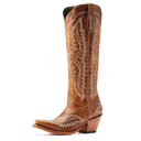 Ariat Womens Casanova Embroidered Snip Toe Zippered Casual Boots Knee High Mid Heel 2-3" - Brown
Size 10 Wide