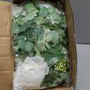 Dolicer 4Pcs 26Ft Artificial Eucalyptus Garlands with Flowers - 8 Roses, Faux Floral Greenery Garlands Fake Flowers Vines for Wedding Table Centerpieces Arch Party Ceremony Backdrop Decor (White)