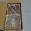 Mototo 2 Pieces Clear Acrylic Pen Holder & Pencil Cup Clear Makeup Bush Holder Acrylic Desktop Stationery Organizer for Office School Home Desk Accessories - 2 Pack, Square