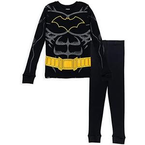 DC Comics Justice League Robin Cosplay Pajama Shirt and Pants Sleep Set Toddler to Big Kid Size 41