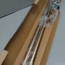 Ivilon Drapery Window Curtain Rod - End Cap Style Design 1 Inch Pole. 72 to 144 Inch Color Warm Gold