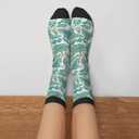 Alien Funny Socks Novelty Crew Socks For Women Men