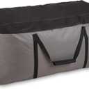 Rachmi Cushion Storage Bag (152 Gal) 60 Inch with Zipper & Padded Handle, Outdoor Oversized Heavy Duty 600D Water-resistant Moving Bag, (60"Wx20"Dx29"H, Extra Large) (Gray / Black (1 Pack))