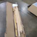 Merax Queen Size Bamboo Platform Bed, Mid-Century Modern Bed Frame with Tall Headboard, Solid Sustainable Bedframe Queen-Size, Wood Slat Support, No Box Spring Needed, Easy Assembly, Natural