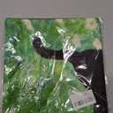 Black Cat in Floral Water Pillow Cover 18x18, Aesthetic Decor Pillow Cover, Charming Cats in Greenery Decor for Bedroom Living Room, Gift for Cat Lovers