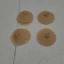 Tondiamo 4 Pairs Silicone Nipple Covers with Piercing Diamond Adhesive Reusable Nude Nipple Pasties Fake Pasties Diamond Zircon Ring for Women With Piercing
