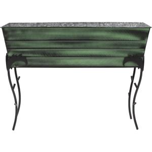 25" H Flora Stand- Large Green Flower Box