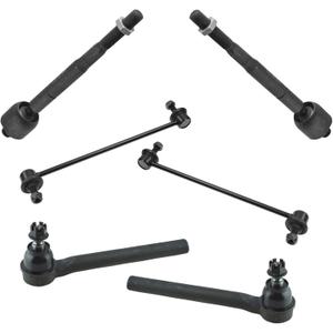TRQ Front Steering & Suspension Kit Sway Bar Stabilizer Link Tie Rod Compatible with 2005-2010 Honda Odyssey
