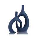 Blue Vase for Dining Table Centerpieces, Farmhouse and Home Decor, Office Partitions, Mantelpiece, Entrance Decoration