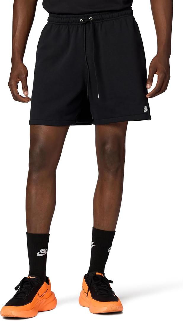 Nike Men's Club French Terry Flow Shorts (Black, XL)