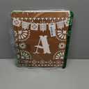 Marspark 4 Pcs Cielito Lindo Baby Shower Decorations Cielito Lindo Baby Blocks Boxes with Letter Mexican Party Decorations Papel Picado Box for Gender Reveal Birthday Fiesta Photo Props(Brown)