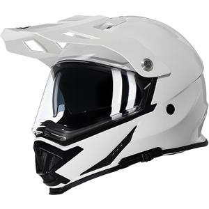 TRIANGLE Dual Sport Motorcycle Helmet Dirt Bike Helmets ATV Full Face Helmet for Adults Men with Internal Sunshield DOT Approved