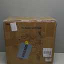 WALK MATE 3 Wheel Rollator Walker with Seat for Slim Seniors, Padded Backrest Lightweight Foldable Walker Ideal for Elderly, 8 Inch Tri-Wheel Modern Mobility Walking Aid Aluminum, Black