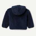Amazon Essentials Boys and Toddlers' Half Zip Sherpa Hoodie Sweatshirt (XX-Large, Navy)