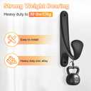 2 x DECLUTTR 10 Pack Coat Hooks, Heavy Duty Wall Hooks for Hanging Coats, Black Towel Hooks Wall Mounted for Key, Towel, Bags, Cup, Hat