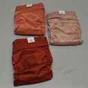 CuteBone Washable Dog Diapers Female No Tail Hole 3 Pack Reusable Doggie Period Training Pants for Docked-Tail Frenchie French Bulldog Boston Terrier Without Tail WWD33M