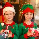 Quelay 30 Sets Christmas Keychain Craft Kit for Kids DIY Bead Key Chain Santa Beaded Keychain Making Crafts Gingerbread Man Elk Snowman Key Ring Charms for Xmas Gift School Classroom Activities