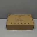 Pezin & Hulin Bamboo Charging Station for Multiple Devices, USB Charger Dock Organizer, with Power Supply (10 Ports HUB), 6 Cables, Cable Management Organizer for Cell Phones, Tablets -Natural+White