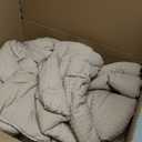 Bedsure Waffle Comforter Set Queen, Soft and Breathable Khaki Bedding Comforter Set, 3 Pieces, 1 Waffle Weave Comforter (90" x 90") and 2 Pillowcases(20" x 26")