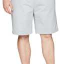 Nautica Men's Cotton Twill Flat Front Chino Short (40W TALL, True Quarry)