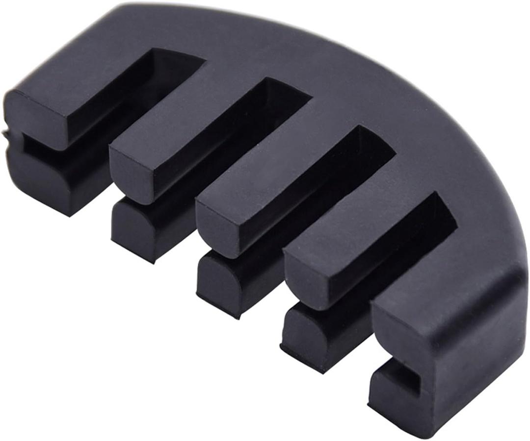 EBoot Rubber 4/4 Violin Practice Mute, Black