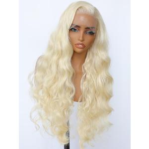 SOKU Brown 13x6 Lace Frontal Wig 32 Inch Long Lightweight Wavy Hair Pre Plucked Hairline with Baby Hair Glueless Transparent Lace Heat Resistant Synthetic Lace Front Wigs for Black Women
