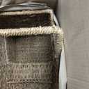 Creative Co-Op Woven Bankuan Rope Stair Basket with Handles, Natural