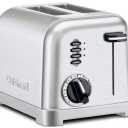 Cuisinart CPT-160 Metal Classic 2-Slice Toaster, Brushed Stainless