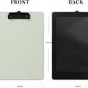 2 Pcs Magnetic Clipboard with Pen, 9x12.5 Inch A4 Letter Size, Plastic Waterproof Multifunction Board for Nurse, Teacher, Kids, Office (Green 2Pcs)