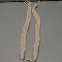 LIFKOME 2pcs Woven Curtain Tieback Rope Delicate Holdbacks for Drapes Natural Curtain Buckle Elegant Design for Home Decor and (Beige)