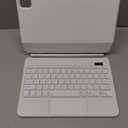 for iPad Air 11 inch Case with Keyboard (M3/M2, 2025/2024), iPad Pro 11 (4th/3rd/2nd/1st Gen) & Air 5/4th,Magic-Style Magnetic  Floating Cantilever Stand - Multi-Touch Trackpad (White)