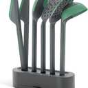 Lku Essential Cooking 5-Piece tool set, Grey with Green