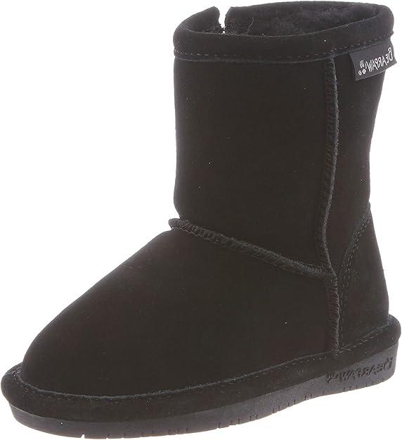 BEARPAW Unisex-Child Emma Toddler Zipper Mid Calf Boot Black 10 for kids