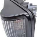 Truck Side Marker Park Light Door Clear Amber Lamp Compatible With Isuzu NPR 2008-2015, NPR-HD 2008-2016, NQR 2008-2016, NRR 2008-2016 4HK1, 4JJ1 Turbo/NA 8980397783 (Right Side)