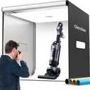 Glendan 32"x32" Light Box Photography, Large Photo Light Box with 3 Light Panels, 792 LED Beads, CRI >95, Professional Photo Booth Shooting Tent Kit with 4 Color Backdrops for Product Photography