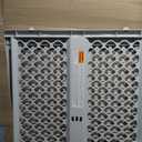 MYPET Universal Pet Gate: 26 - 42 Wide Dog Gate for Doorways with Pressure Fit or Swinging Door Hardware Mounting Types Included: 26" Tall; Gray