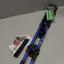 TheFitLife Nordic Walking Trekking Poles - 2 Sticks with Anti-Shock and Quick Lock System, Telescopic, Collapsible, Ultralight for Hiking, Camping, Mountaining, Backpacking, Walking, Trekking (Blue)