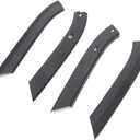 4PCS D-Pillar Guard Plate Protector Cover for Ford for Bronco 2021-2023 Off-Road Version PP Bumper Strip Decoration