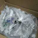 100PCS Value Hand Sanitizer Bottles with Keychains, 2OZ Travel Bottle With Clips, Portable Travel Size Bottle Squeeze Containers for Hand Sanitizer Holder with Lid - Leak Proof, Refillable