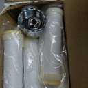 Filtered Shower Head with Handheld - High Pressure 3 Spray Modes Showerhead with Filters, 12 Replaceable Water Softener Filters for Hard Water | Ion Drops Shower Head with 75" Anti-Burst Hose (Gray)