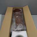 Ceiling Fans with Lights and Remote,52 Inch Unique Wood Ceiling Fan with Noiseless Reversible DC Motor,3 Blades,3 Downrods, for Farmhouse,Patio Living Room,Bedroom,Office,Indoor Outdoor(Black+Walnut)